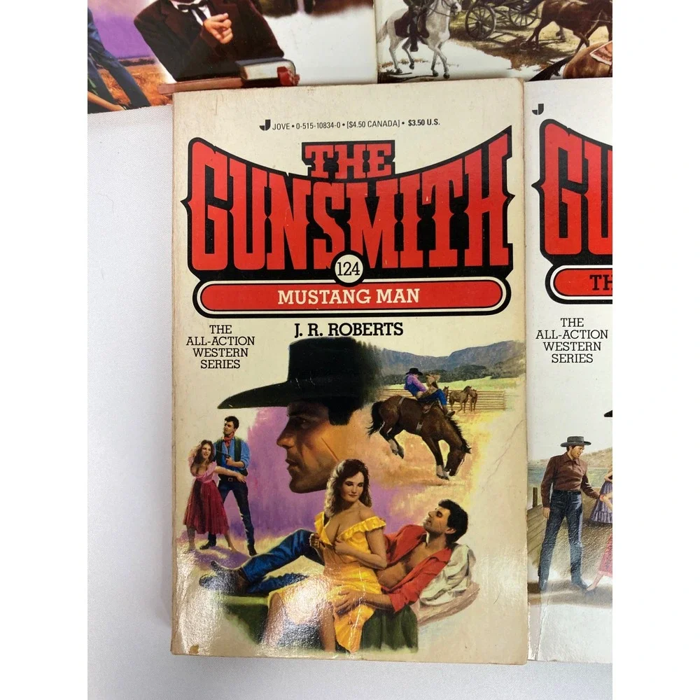 J.R. Roberts The Gunsmith Western Paperback Lot of 5 Nos 124, 129, 168 & 2 more!